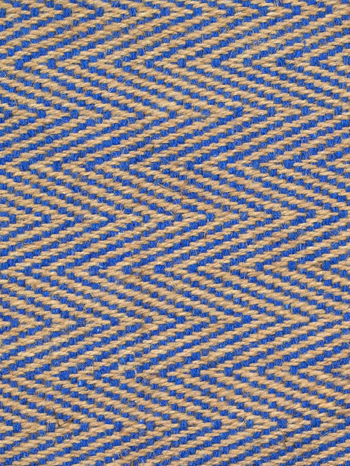 Chevron Jute & Cotton Woven Anti-Slip Strong Border Door Mat
