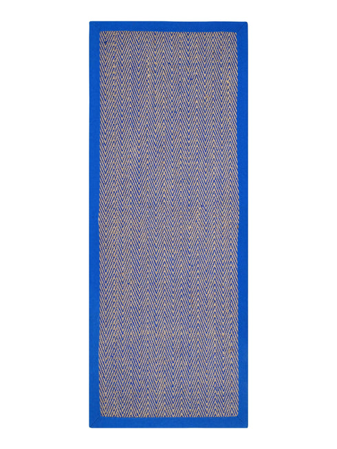 Chevron Jute & Cotton Woven Anti-Slip Strong Border Door Mat