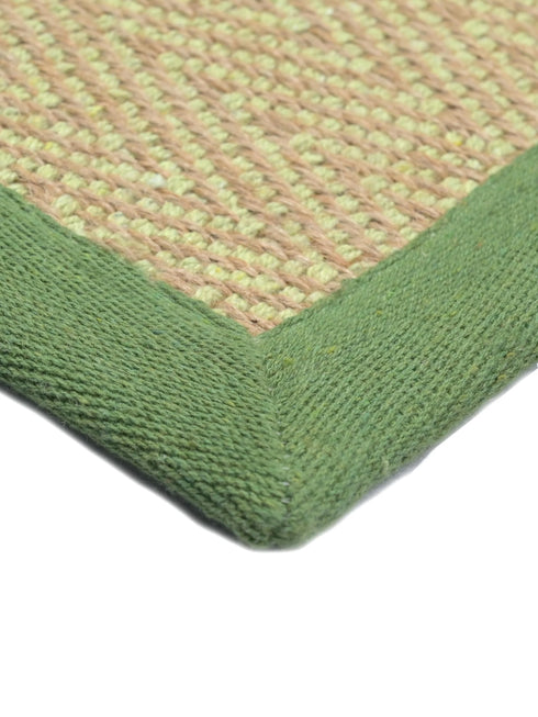Chevron Jute & Cotton Woven Anti-Slip Strong Border Door Mat