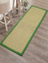 Chevron Jute & Cotton Woven Anti-Slip Strong Border Runner
