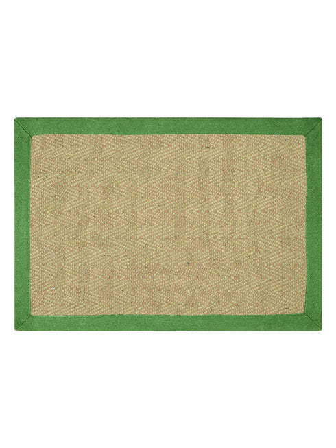 Chevron Jute & Cotton Woven Anti-Slip Strong Border Door Mat