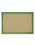 Chevron Jute & Cotton Woven Anti-Slip Strong Border Door Mat