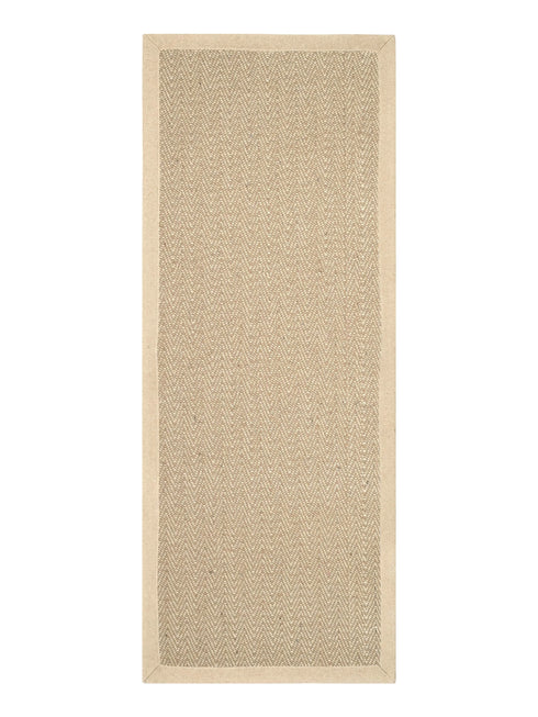 Chevron Jute & Cotton Woven Anti-Slip Strong Border Door Mat