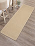 Chevron Jute & Cotton Woven Anti-Slip Strong Border Runner