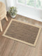 Chevron Jute & Cotton Woven Anti-Slip Strong Border Door Mat