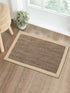 Chevron Jute & Cotton Woven Anti-Slip Strong Border Door Mat