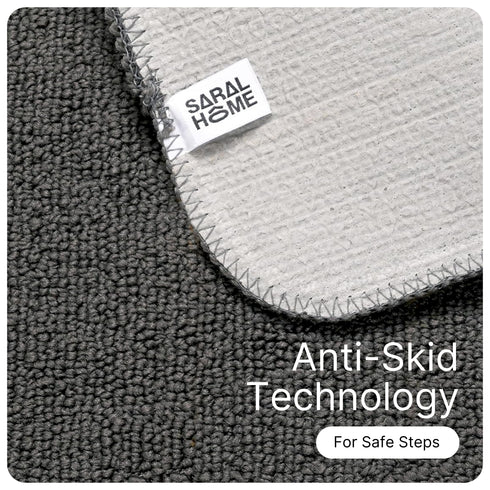 Solid Plain Floor Runner | Soft, Durable & Washable | Ideal for Hallway or Bedside Use