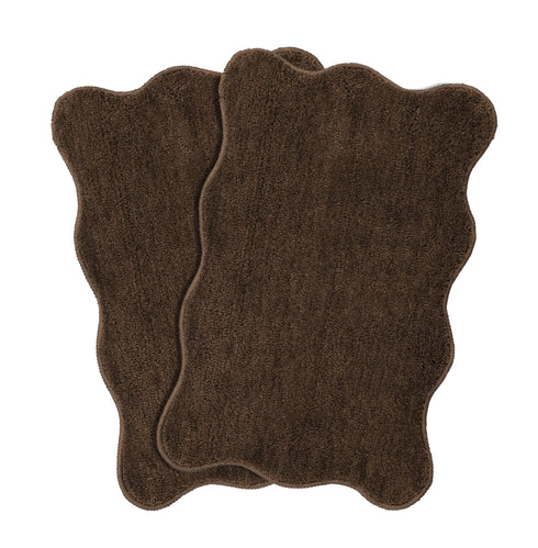 Soft Microfiber Anti-Skid Bath Mat Combo