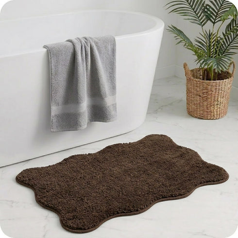 Soft Microfiber Anti-Skid Bath Mat Combo