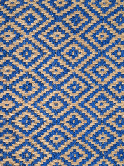 Diamond Jute & Cotton Woven Anti-Slip Strong Border Runner