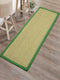 Diamond Jute & Cotton Woven Anti-Slip Strong Border Runner