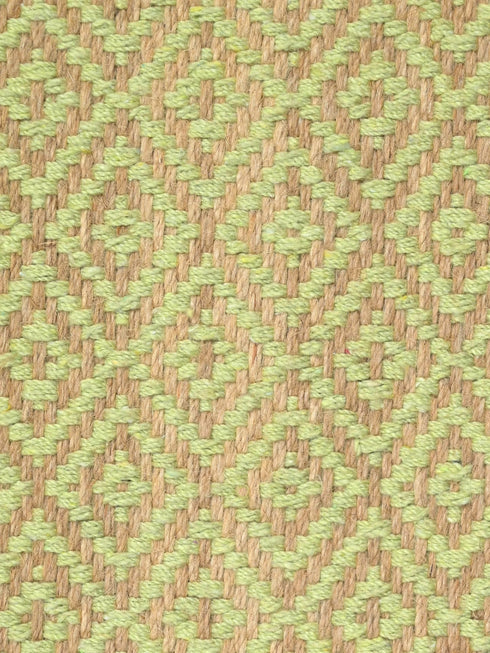 Diamond Jute & Cotton Woven Anti-Slip Strong Border Runner