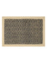 Diamond Jute & Cotton Woven Anti-Slip Strong Border Door Mat