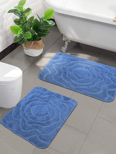 Blue bathmat