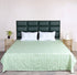 SOMA Cotton Rich Bedsheet | Floral & Stripe Woven Bed Sheet | 180 TC (Weight= 400 TC) | Soft & Comfortable Bedsheet for Bedroom