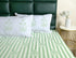 SOMA Cotton Rich Bedsheet | Floral & Stripe Woven Bed Sheet | 180 TC (Weight= 400 TC) | Soft & Comfortable Bedsheet for Bedroom