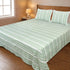 LA Strie Cotton Microfiber Bedsheet | 180 TC (Equivalent to 400 TC) | Woven, Colorfast & Quick Dry | Machine Washable
