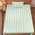 LA Strie Cotton Microfiber Bedsheet | 180 TC (Equivalent to 400 TC) | Woven, Colorfast & Quick Dry | Machine Washable