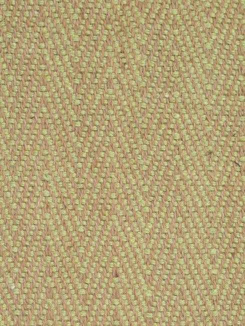 Chevron Jute & Cotton Woven Anti-Slip Strong Border Rug