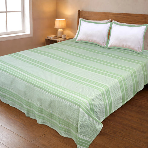 PRESCIO Cotton & Microfiber Flat Bedsheet | 50% Cotton & 50% Microfiber | 180 TC (Weight= 400 TC) | Soft, Breathable, Colorfast, Lint-Free & Quick Dry | Woven Bed Sheet