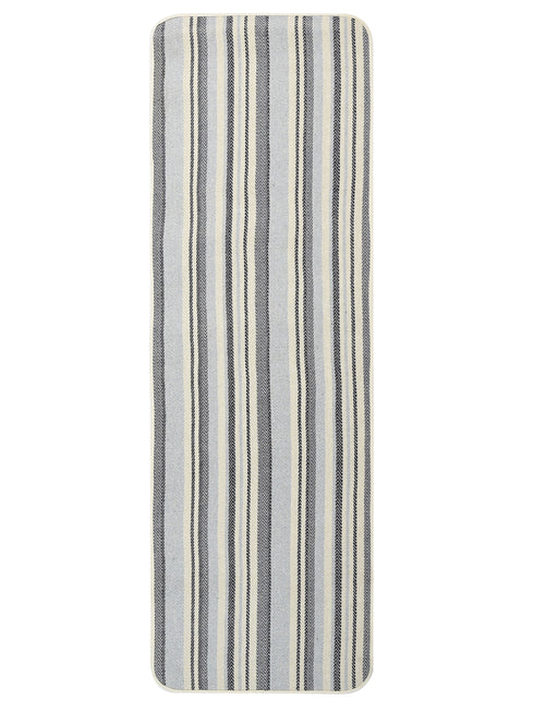 Stripe Cotton Yoga Mat – Breathable & Sweat-Resistant
