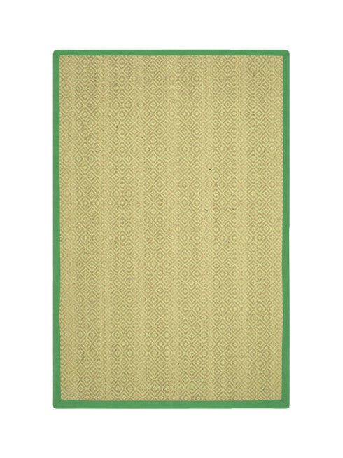 Diamond Jute & Cotton Woven Anti-Slip Strong Border Rug
