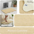 Soft Microfiber Anti-Skid Bath Mat Combo