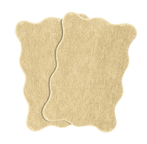 Soft Microfiber Anti-Skid Bath Mat Combo