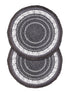 ISAR Table Place Mat Set of 2 | Durable Weave for Dining & Decor