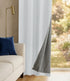 D Mond Pattern Cotton Curtain | Breathable Woven Yarn | Home Living Room Lobby Bedroom|