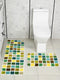 Mosaic Soft Anti-Slip Bath Runner | Artistic Look with Soft Touch Comfort