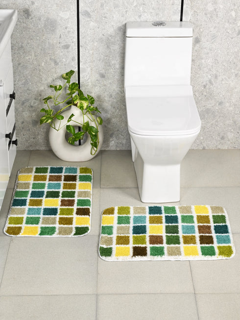 Mosaic Soft Anti Slip Bathmat- Bath Set