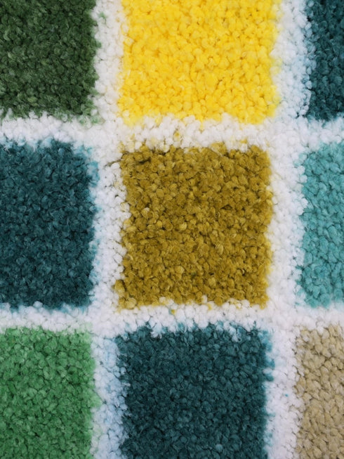 Mosaic Soft Anti-Slip Bath Runner | Artistic Look with Soft Touch Comfort