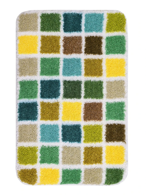 Mosaic Soft Anti-Slip Bath Runner | Artistic Look with Soft Touch Comfort