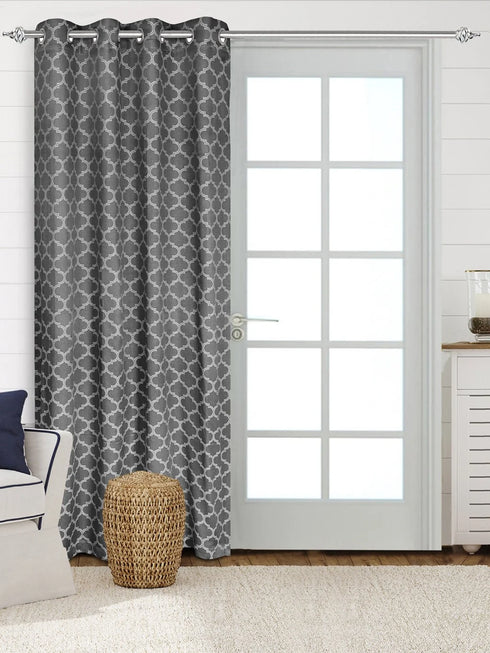 Teal cotton blackout curtains