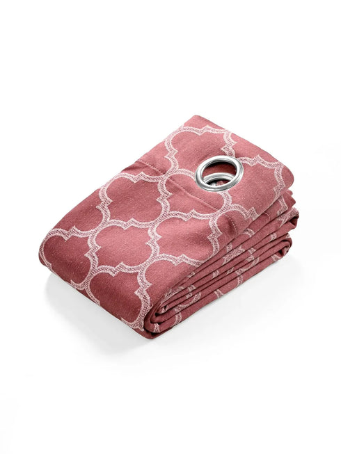 White unique design blackout curtains