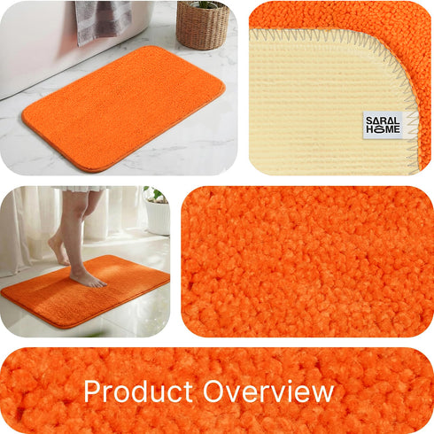 SOLID Soft Anti-Slip Bathmat | Simple Design with Quick Dry Texture
