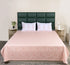 SOMA Cotton Rich Bedsheet | Floral & Stripe Woven Bed Sheet | 180 TC (Weight= 400 TC) | Soft & Comfortable Bedsheet for Bedroom