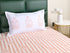 SOMA Cotton Rich Bedsheet | Floral & Stripe Woven Bed Sheet | 180 TC (Weight= 400 TC) | Soft & Comfortable Bedsheet for Bedroom