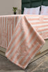 SOMA Cotton Rich Bedsheet | Floral & Stripe Woven Bed Sheet | 180 TC (Weight= 400 TC) | Soft & Comfortable Bedsheet for Bedroom