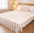 LA Strie Cotton Microfiber Bedsheet | 180 TC (Equivalent to 400 TC) | Woven, Colorfast & Quick Dry | Machine Washable