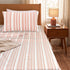 LA Strie Cotton Microfiber Bedsheet | 180 TC (Equivalent to 400 TC) | Woven, Colorfast & Quick Dry | Machine Washable