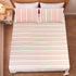 LA Strie Cotton Microfiber Bedsheet | 180 TC (Equivalent to 400 TC) | Woven, Colorfast & Quick Dry | Machine Washable