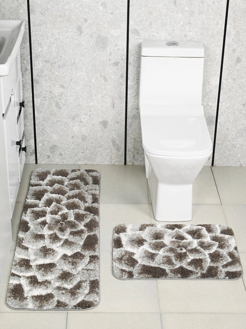 Petal design bathmat