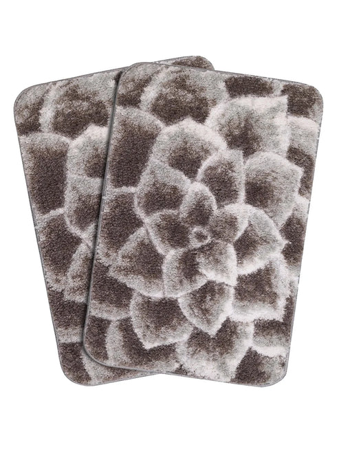 Petal Soft Anti Slip Bathmat - Bath Set (2 Pc)
