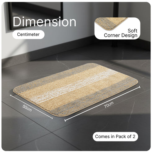 SOFT Microfiber Anti-Slip Bathmat | Comfortable & Washable
