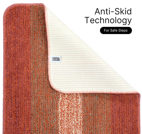 Microfiber Antiskid Runner | Soft Texture with Non-Slip Backing