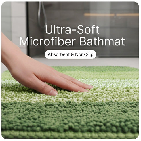 Microfiber Antiskid Runner | Soft Texture with Non-Slip Backing