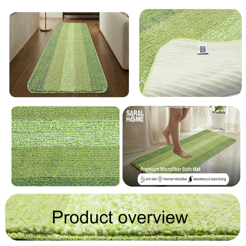 Microfiber Antiskid Runner | Soft Texture with Non-Slip Backing