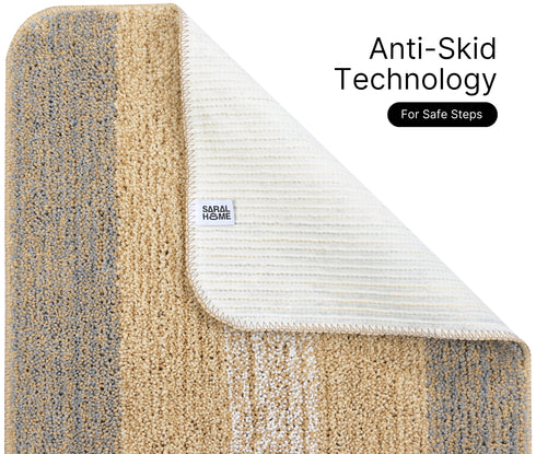 Microfiber Antiskid Runner | Soft Texture with Non-Slip Backing